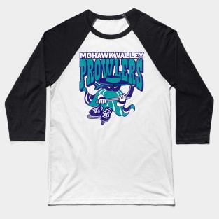 Defunct Mohawk Valley Prowlers Hockey Team Baseball T-Shirt